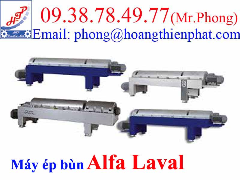Máy ép bùn Alfa Laval - Đại lý Alfa Laval tại Việt Nam